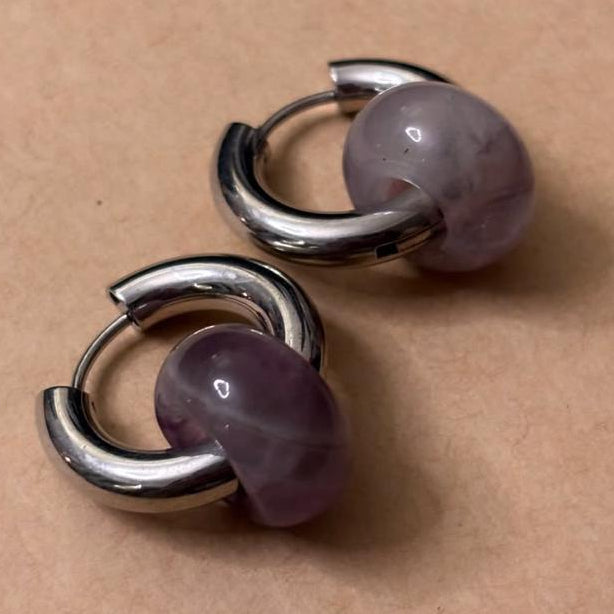 Aretes de Amatista